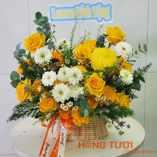 Giỏ Hoa 18